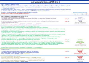 Instructions for applying the psCAM-ICU-S.