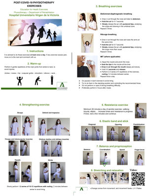 Home rehabilitation program leaflet.