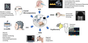 Summary of potential applications of nonivasive, bedside neuromonitoring techniques.