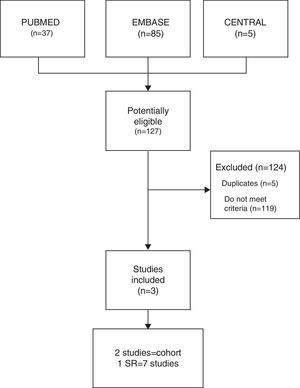 Flow chart. SR, systemic review.