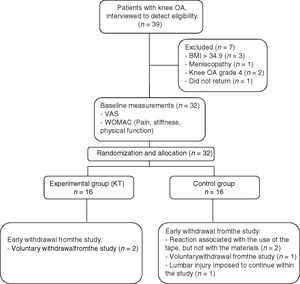 Flow chart of the study participants.