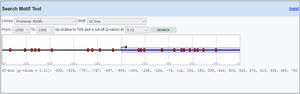 IL-6 promoter methylation. CpG site and island around transcription start site (TSS) were predicted by EPD.