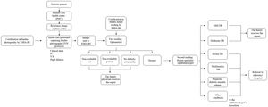 Flow chart of patients from the screening program.
