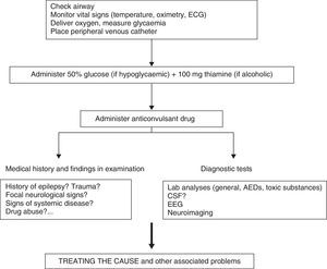 Clinical action plan for convulsive SE
