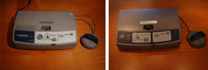 Medtronic CareLink® Monitor, non-wireless (left) and wireless models.