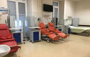 In-patient clinic at Cardiology Department of Hospital de Santa Marta.