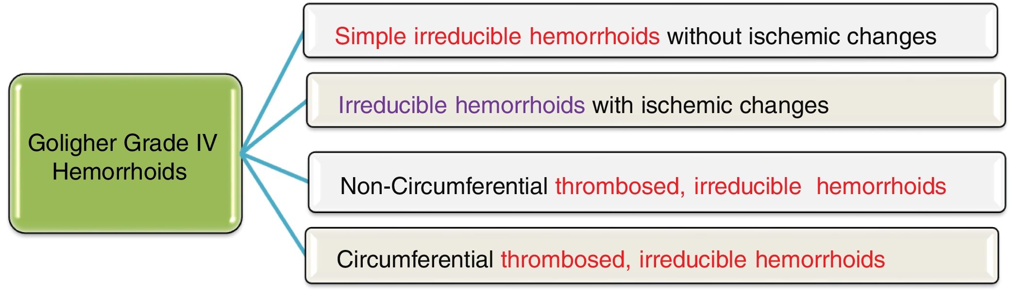 The single pile classification: a new tool for the classification of  haemorrhoidal disease and the comparison of treatment results