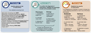 Proposal for screening and subsequent diagnosis of malnutrition according to the Global Initiative for Leadership in Malnutrition (GLIM).
