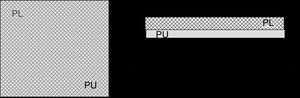 1 Composición del biomaterial PL-PU, formado por polipropileno (PL) y una lámina de poliuretano (PU) unidas por un pegamento de cianoacrilato. Fuente: Bellón et al.68. 2 Cierre temporal con PL-PU en un paciente con abdomen traumático. 3 Cierre temporal con PL-PU (caso anterior) después de revisión de cavidad peritoneal. La prótesis se ha abierto y luego se ha vuelto a suturar.