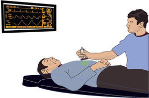 A Star Trek representation showing an oxygenation monitor. Source: authors.