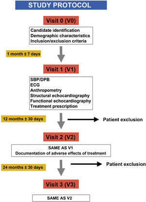 Study follow-up protocol.