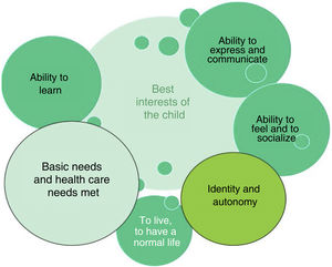 The best interests of the child.