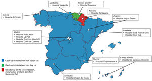 Participating hospitals.