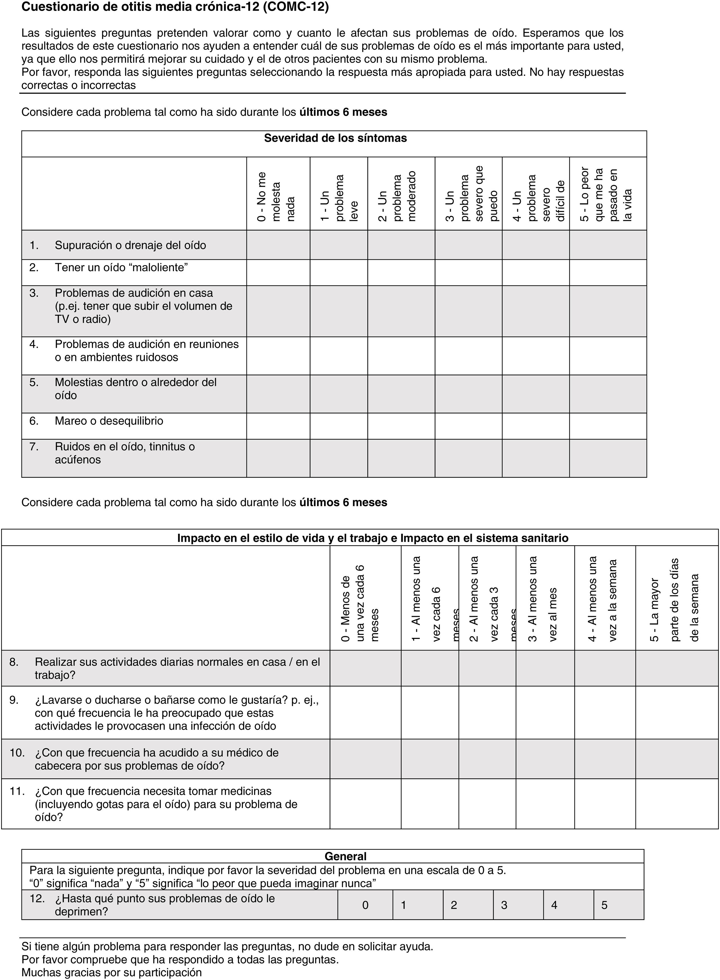 Adaptation and initial validation of the Spanish version of the chronic ...