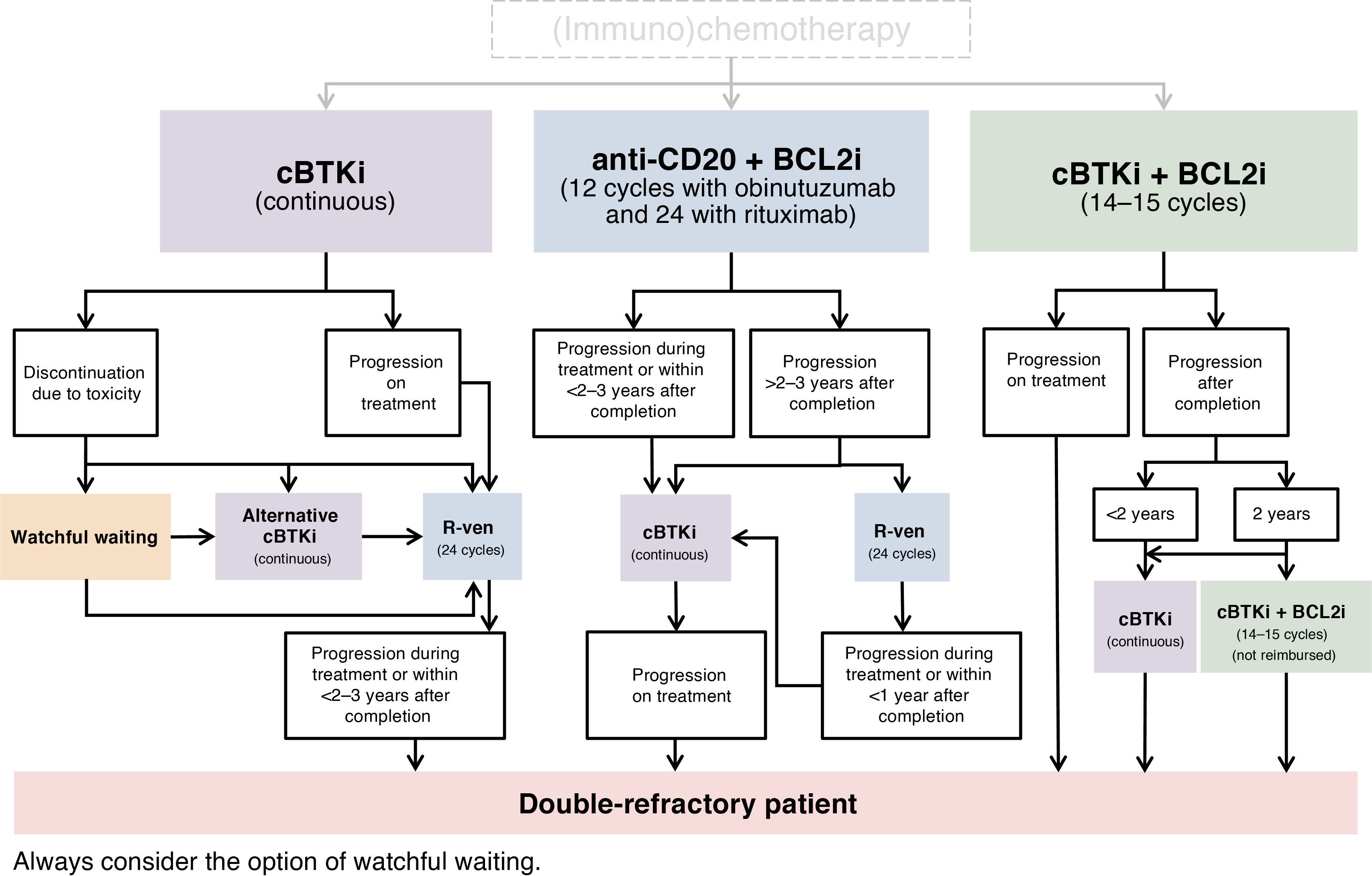 Double refractory chronic lymphocytic leukemia: clinical scenarios and ...