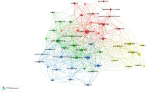 Co-occurrence network in Africa (1975–2020).