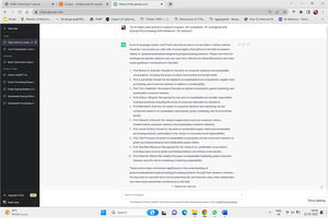 Top 10 productive authors in green buying behaviour in ChatGPT.