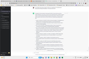 Top 10 highly cited articles in green buying behaviour in ChatGPT.