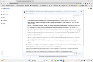 Top 10 highly cited articles in green buying behaviour in Bard.