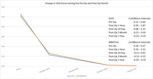 VAS Scores in the Preop and Postop Period.