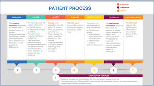Description of the patient support programme.