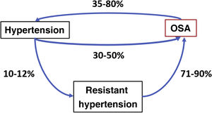 Epidemiological relationship between hypertension and obstructive sleep apnoea.
