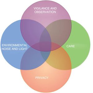 Interdependent characteristics of the intensive care units. Source: compiled by the authors.