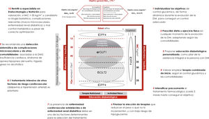 Abordaje integral: objetivos de control y decálogo de recomendaciones clave.