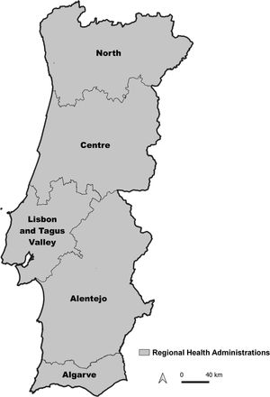 Map of Portugal