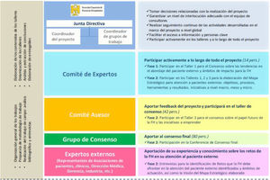 Estructura organizativa y funcional inicial definitiva del proyecto MAPEX.