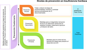 Niveles de prevención en insuficiencia cardiaca