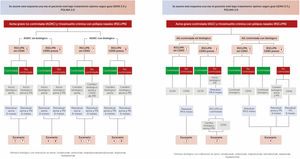 Escenarios de tratamiento combinado en pacientes con asma grave y rinosinusitis crónica con pólipos nasales. Adaptado de GEMA1.