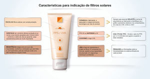 Características importantes para indicação de filtros solares.