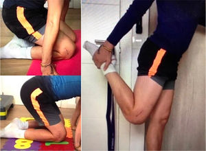 Passive mobility exercises and stretches.
