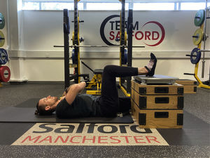 90:90 Isometric hamstring assessment using force plates.