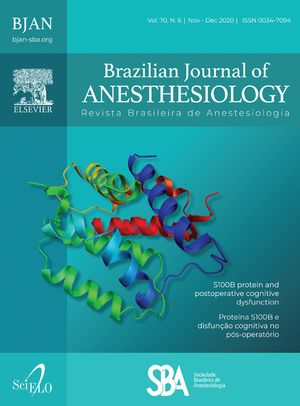 Brazilian Journal of Anesthesiology